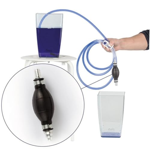 Levemolo Manual Siphon Pump Water Suction Hose Set, Vehicle Guide Oil Tube for Gasoline Diesel Transfer, Multipurpose Liquid Extractor for Car and Home Use