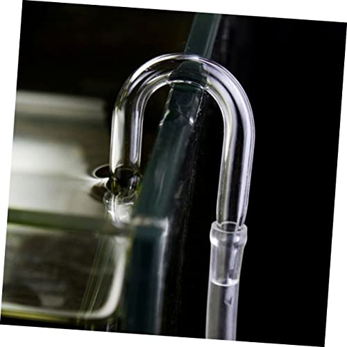 5pcs Aquarium Accessories Tube Fish Tank Glass Tubing Connector Tube for Regulator