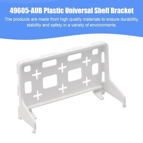 49605-aub Structured Media Panel Accessories Enclosure Universal Shelf Mounting Bracket for Leviton Media Panel -That Supports 20lbs of Weight - White - size: 1 Piece