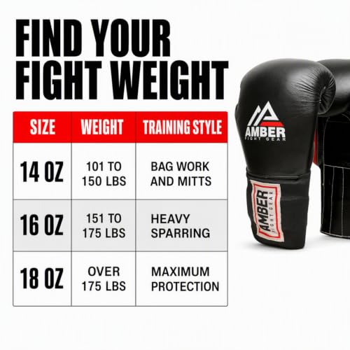 MFG Professional Hook and Loop Leather Training Boxing Gloves MMA Kickboxing Training Sparring Punching Bag Gloves