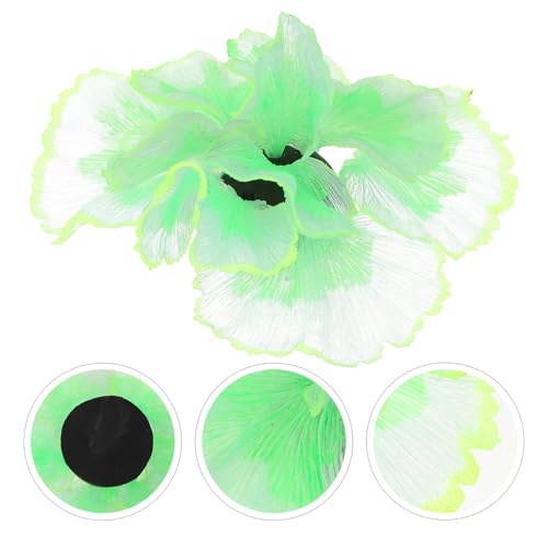 Cabilock Aquarium Plant Decoration Silicone Aquatic Plant Ornament Lifelike Green Water Grass for Fish Tank Landscaping Home Aquarium Decor