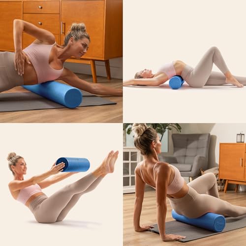 Sunny Health & Fitness 36" Blue High-Density Yoga Foam Roller - color: Blue, size: 36-Inch