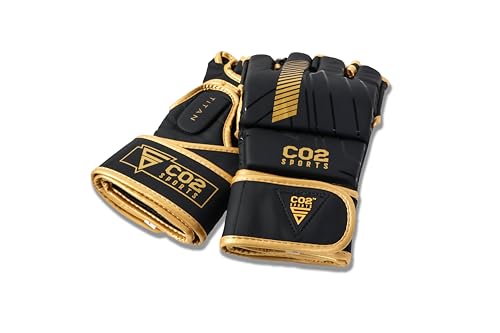 MMA Gloves for Men & Women – Hybrid Open Palm Sparring Gloves for Kickboxing, Heavy Bag, Boxing, UFC, Muay Thai, Martial Arts Training