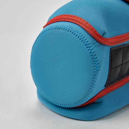 VAKAER Magnetic Gym Bag, Water Bottle Carrier Holder with Phone Pocket & Adjustable Strap,10 Ultra-Strong Magnets Stick to Fitness equipment, Workout Accessories Pouch for Women & Men, Blue - color: Blue