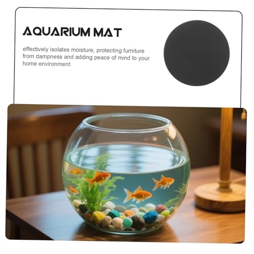 Yardwe Non Slip Aquarium Leveling Cushion for Micro Landscape Bottles Shockproof Easy to Clean Durable Pad for Enhanced Stability and Protection