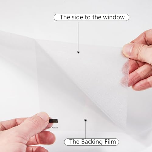 Window Privacy Film, Frosted Glass Film, Static Cling Vinyl Stickers for Window Tint - Home Bedroom Bathroom Anti-UV (35.4 x 157.4inches, Bling) - color: Bling, size: 35.4 x 157.4 Inch