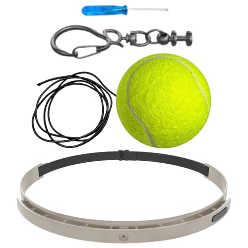 Boxing Ball with Headband Wearable Fitness Equipment - color: tennis