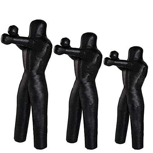 BRAWL Strike MMA Grappling Dummy Wrestling Bag Black 4ft 5ft 6ft - size: 40'' 100cm