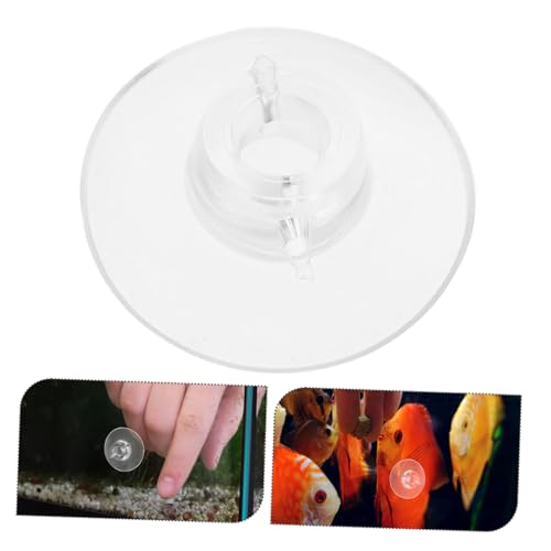 20 Pcs Adjustable Suction Cups for Fish Tank Transparent Plant Holder Aquarium Decorations Easy Installation for Moss Airline Tubing Shrimp Nests and Reptile Hammock