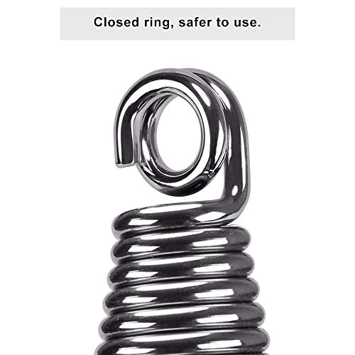 SELEWARE Heavy Duty Heavy Bag Spring for Punching Bags up to 300 lbs - color: Silver-1 Pcs Conical Spring Only