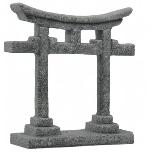 Fish Tanks Decoration Aquariums Japanese Torii Gate Ornament Garden Landscape Hideouts Cave House Dollhouse Accessories, 7.1x2.3x8.3cm - size: 7.1x2.3x8.3cm
