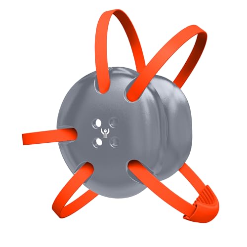 Great Call Athletics | Wrestling Classic Headgear | Earguard Adult Grappling Head Gear | Adjustable Ear Guards Orange Straps - style: Silver w/ Orange Straps