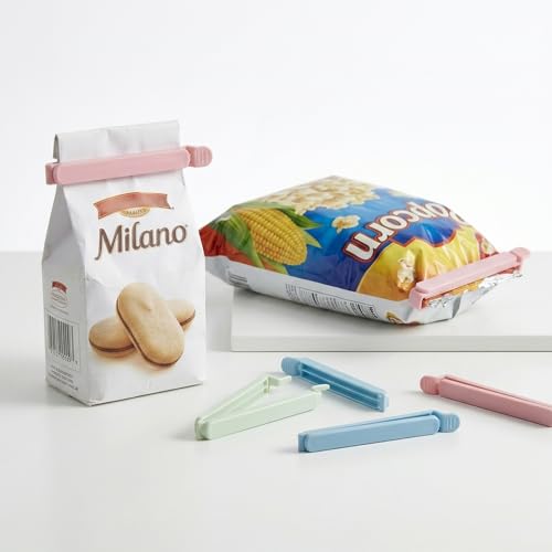 15 PCS 4.7 Inch Sealing Clip Plastic Bag Sealing Clips Bag Clips for Food Storage - size: Small