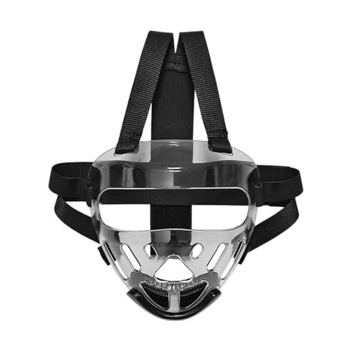 kowaku Transparent Taekwondo Sparring Mask, PC Face Shield with Chin Pad for Kickboxing Boxing Karate Training