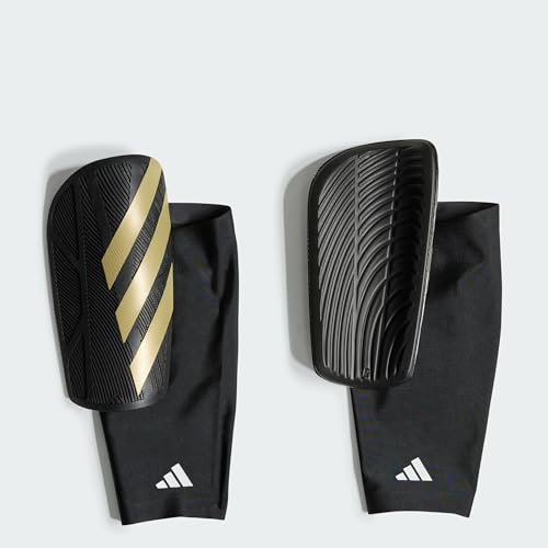 adidas Unisex Adult Tiro Soccer Shin Guards - color: Black/Gold Metallic/White/Competition, size: Small