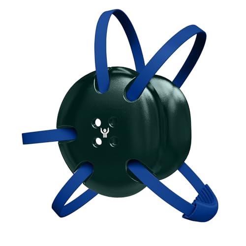 Great Call Athletics | Wrestling Classic Headgear Earguard Adult Grappling Head Gear Adjustable Ear Guards Royal Blue Straps - style: Dark Green w/ Royal Blue Straps