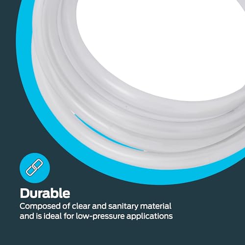 Eastman 1/2 Inch ID (5/8 Inch OD) PVC Clear Vinyl Tubing,10 Foot Length,98568,(Pack of 10) - size: 1/2 in. ID x 5/8 in. OD (Pack of 10), style: 10 Ft.