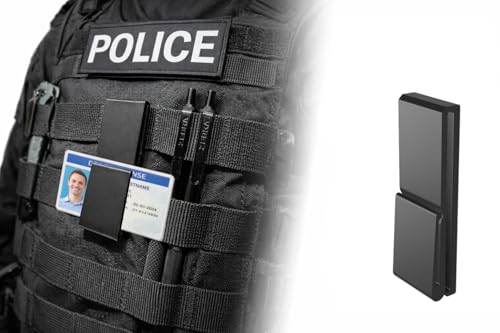 MOLLE Card Holder – Holder for MOLLE Gear, Compatible with Vests, Duty Belts, Securely Holds Driver's License, ID Badge, etc