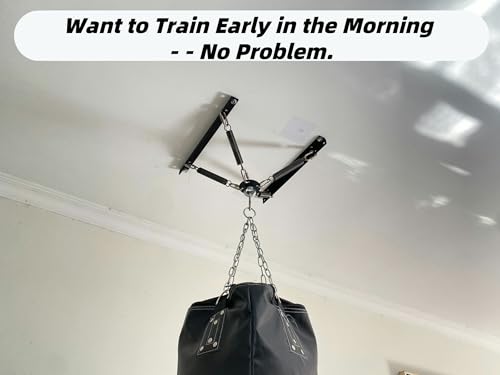 Heavy Bag Hanger Noise and Vibration Dampening Design Ceiling or Open Floor Joist Mount for Heavy Punching Bags - color: A.Up to 140 LBS