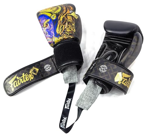 Fairtex BGV9 Boxing Gloves with Deodorizer Inserts | Mexican Style Glove for Hard Hitters + Odor & Moisture Absorber for Boxing, MMA, Muay Thai | Perfect Bundle for Clean & Durable Gear