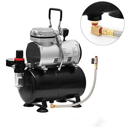 Extended Tank Drain Valve Assembly Kit Flexible Braided Steel Tube 15 inch 1/4 Inch NPT Pipe Fitting for Air Compressor - size: 15 Inch