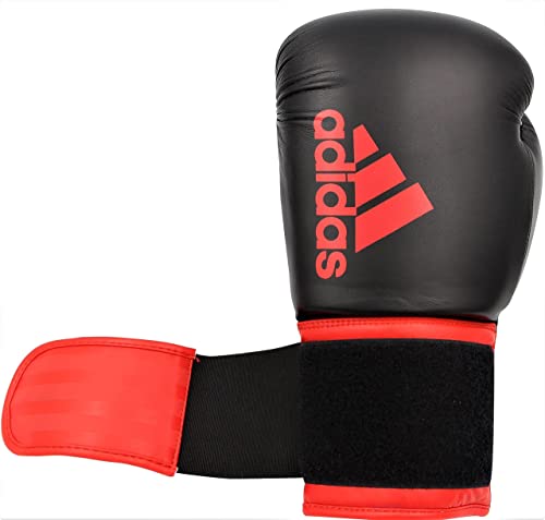 Adidas Hybrid 100 Boxing Gloves – Adult Boxing Gloves for Sparring, Training & Heavy Bag – Kickboxing Gloves for Women & Men - size: 14 oz