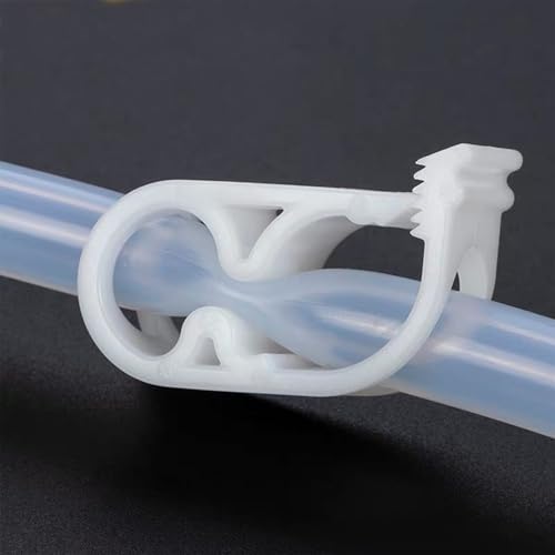20PCS Adjustable Plastic Tubing Clamp,Hose Shut Off Clamps for 1/4" - 1/2",Tubing Hose Clamps Valve Flow Control,Water Flow Control Hose Clip Laboratory Pinch Valve,for Beer Bottle And Infusion Bottle