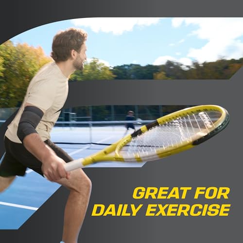 Futuro™ Premium Compression Elbow Sleeve, with Wrap-Around Strap and Two Gel Pressure Pads, for Mild Tendonitis, Golfer’s_Elbow,Tennis Elbow,Swelling, Sprains, and Strains,Large/X-Large (Pack of 12) - size: Large/X-Large (Pack of 12)