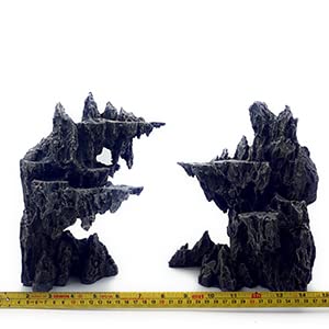 Fish Tank Decor Rocks.Aquarium Decoration Model.Easy and Quick Solution for Aquascaping.(Sky City)