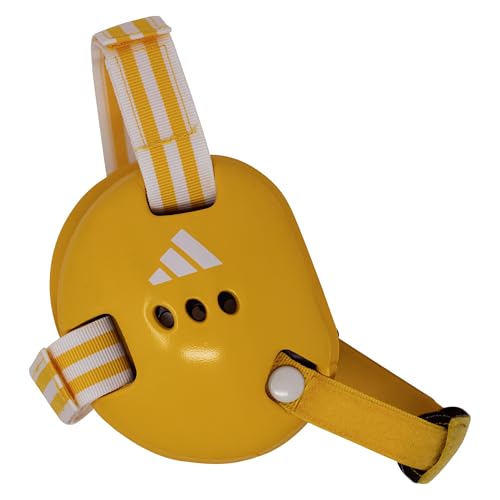adidas Youth Response Jr. Wrestling Ear Guard - color: Athletic Gold/White