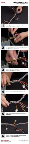 Spiral Harness Wrap 0.244" (6.2mm) Outside Diameter, Translucent, 33 ft.