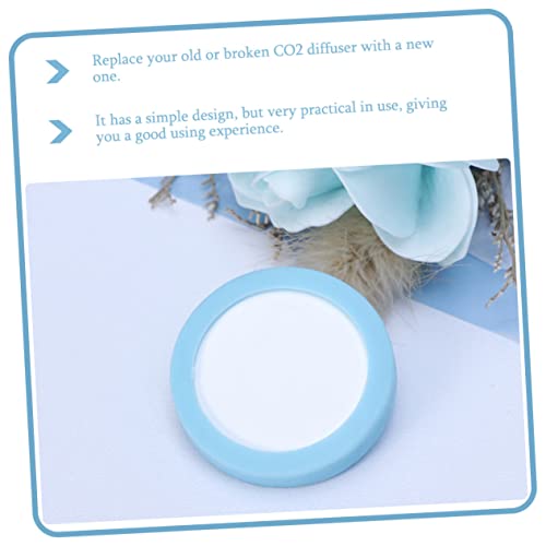 Kisangel Diffuser Disc for Fish Tank Polished Replacement Slice Compact and Aquarium Accessory Prevents Clogging Fish Tank Supply