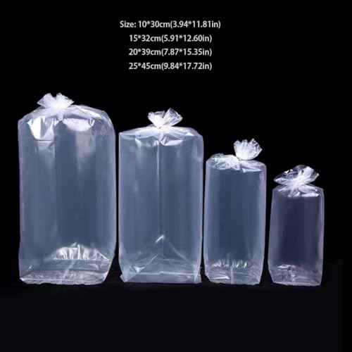 Aquarium Breathing Bags,10PCS Transparent Aquarium Supplies, Inflatable Transport Fish Shrimp(M)