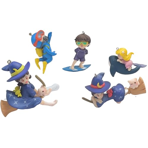 5Pcs Floating Fish Tank Decorations, Cute Little Diver Aquarium Decoration Fish Tank Aquarium Diver Ornament Accessories