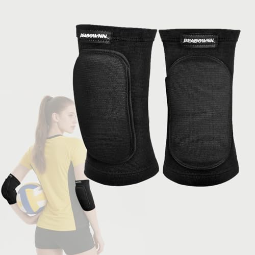 Volleyball Elbow Pads Youth 2XS-XL - Kids Teens Elbow Protector with Thicken Sponge Breathable Padding - color: Black, size: X-Large