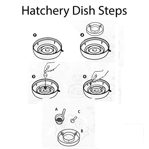 Brine Shrimp Hatchery Dish + 3 Months Supply of Brine Shrimp Eggs (1.75oz Grade A)