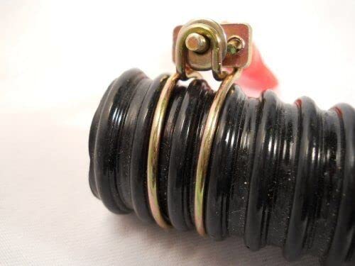1 Inch (25mm) Metric Heavy Duty Smooth Pond Hose w/Free Hose Clamps, 16ft Roll (5M) Coiled Roll, PVC Strong Flexible Tubing for Ponds, Aquariums, Watergardens, Fountains & Aquaculture Applications
