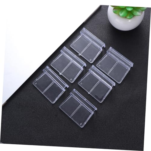 10Pcs Transparent Plastic Fish Tank Cover Support Bracket for Aquariums Practical and Frame for Home Aquarium Setup