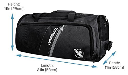 Hayabusa Ryoko Duffle Bag - Black/Grey, 50L