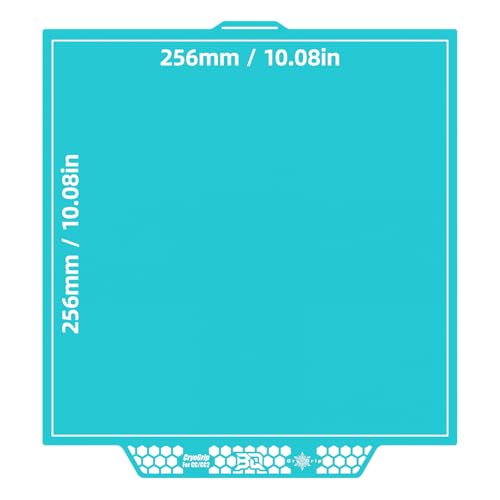 BIQU CryoGrip Pro Glacier Build Plate for Centauri Carbon 3D Printer, Double-Sided Fine Textured Spring Steel Sheet, Firm Adhesion, 260x286.5mm, 1 Piece