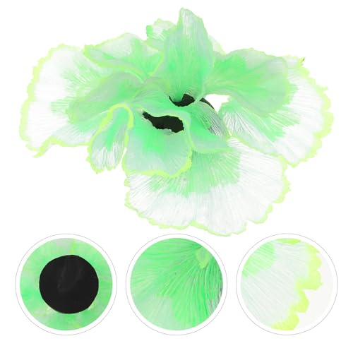 Healifty Mini Aquatic Plant Fish Tank Ornament Silicone Craft Aquarium Decor Lifelike Water Plant for Freshwater Aquarium Landscaping and Home Decoration