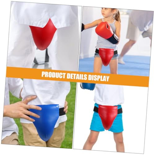 2pcs Comfortable Groin Protectors for Boy Girl Wear-Resistant Crotch Guards for Boxing Taekwondo and Combat Sports Injury Prevention with Elastic Fit and Breathable Comfort