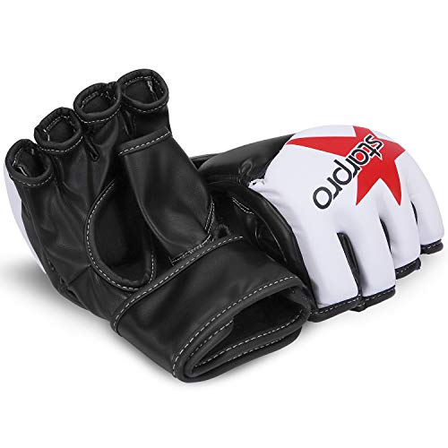 Starpro | Light & Durable MMA Gloves | Great for Grappling & Sparring | MMA Gloves for Men, MMA Gloves Women, MMA Sparring Gloves, MMA Gloves Men, MMA Training Gloves, MMA Boxing Gloves - size: X-Large