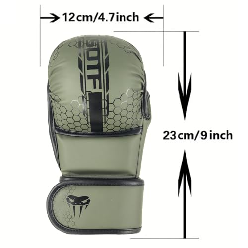 YWChenzy Fighting MMA Sparring Gloves Open Palm Martial Arts Boxing Punching Bag Training Gloves - color: sst13