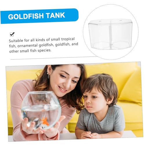 Box Small Separation Incubator Mini Divider Hatchery Landscape Isolating for Decorative Household Goldfish Octopus Spawning Desktop Tool Breeder Clear Micro Aquarium Isolation