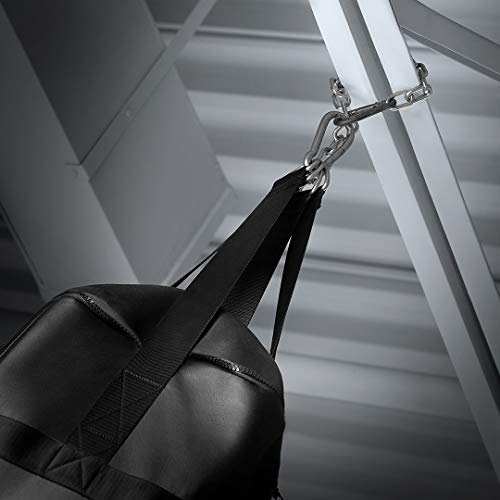 Hayabusa Engineered Leather Heavy Punching Bag - Unfilled - Black, 5 Feet