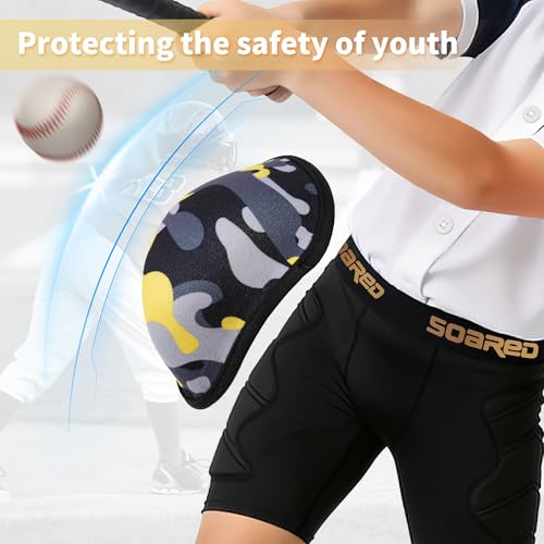 Soared Youth Baseball Cup Ages 7-12 Non-Moving Boys Sports Cups - color: Yellow