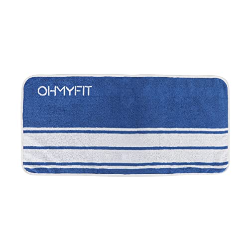 Smart Fitness Towel With Zippered Pocket - Gym Accessory for Men & Women - Multifunctional Quick Dry Sweat Towel for Workout, Yoga, Tennis, Sports & More (Blue, Pack of 1) - style: Blue