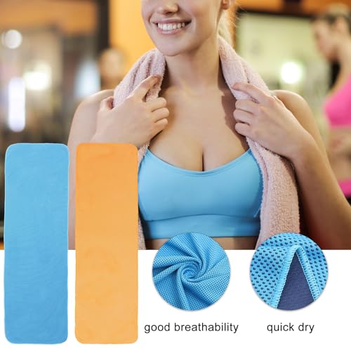 TOYANDONA Cooling Towel 2 Pcs Quick Dry Polyester for Golf Outdoor