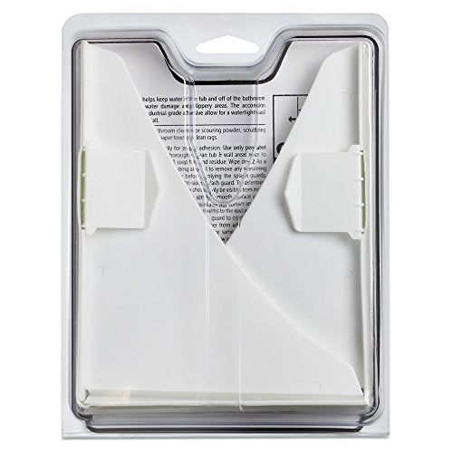 Magic Splash Guard Kit - Prevent Water from Splashing out of the Bath or Shower- White